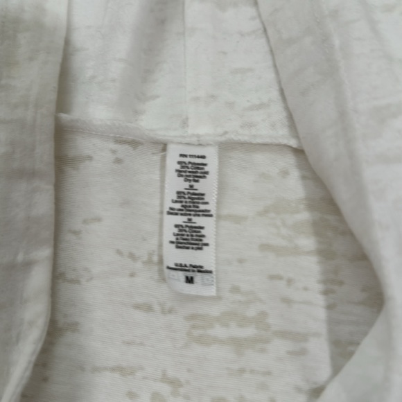 Love All Tennis Womens Burnout Hoodie Size Small in White - Picture 10 of 10